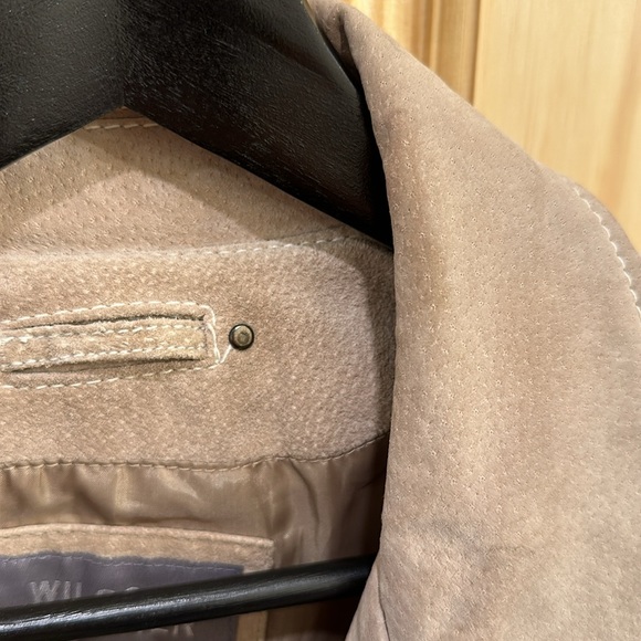 Wilsons Leather Tan Zip Jacket Size M - Picture 4 of 10